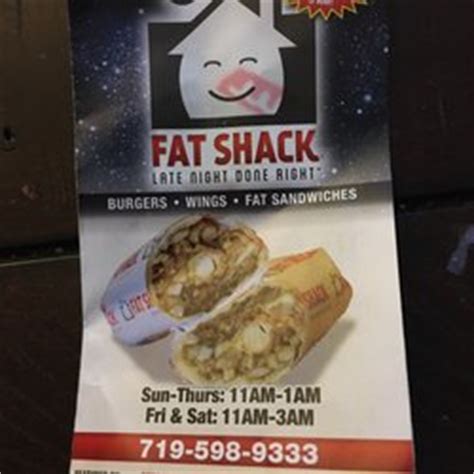 Eastern el paso community center address: Fat Shack - Fast Food - 3578 Hartsel Dr, Colorado Springs ...