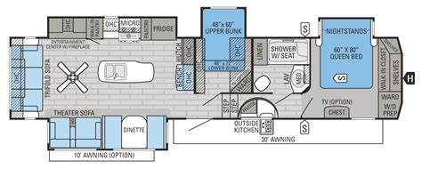 Rear Kitchen Fifth Wheel Floor Plans Flooring Blog