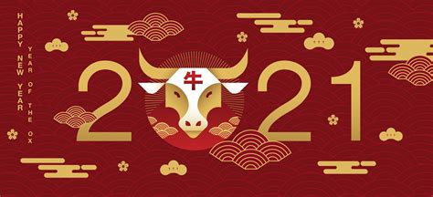 When is the chinese new year in 2021? Chinese new year 2021 red and gold banner - Download Free ...