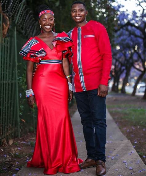 Red Venda Attire For Couples 2022 Sunika Magazine