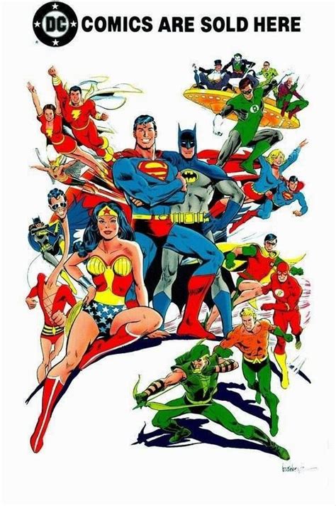 Dc Comics Promotional Sales Poster By Jose Luis Garcia Lopez Dc