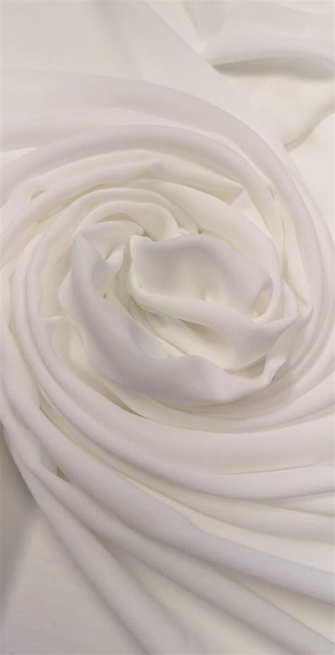 Chiffon Precuts 1m X 1m30 Soft White Fabricstore
