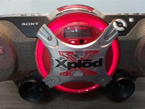 Sony Xplod Sony Xplod Cfd G505 Cdradiocassette Boombox Tested 10000