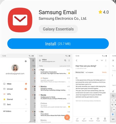 Solved Samsung Email Or Default Gmail App Samsung Members