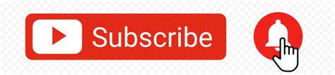 Youtube Subscribe Button With Bell Icon Citypng