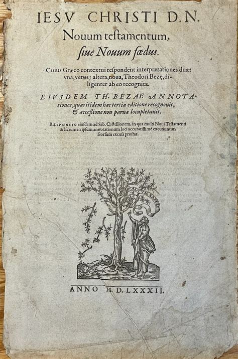1582 beza s greek latin new testament