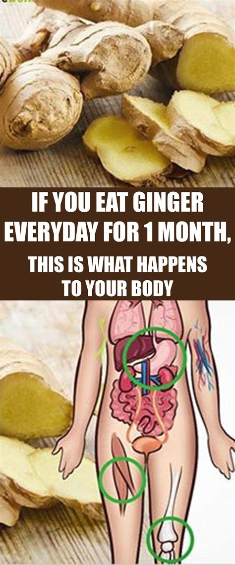 If You Eat Ginger Everyday For Month This Is What Happens To Your Body Good Health Tips
