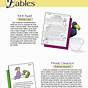 Fable Worksheets