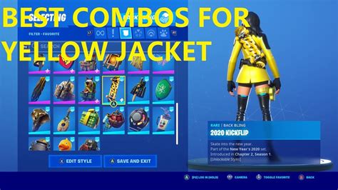 Find out best weapon combos in fortnite battle royale here! The Best Combos For The YELLOW JACKET SKIN - YouTube