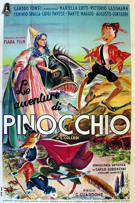 ‎the Adventures Of Pinocchio 1947 Directed By Gianetto Guardone