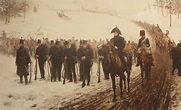 A large framed print showing Major-General Robert Craufurd with men of ...