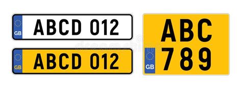 United Kingdom Number Plate Licence Registration British Number Plate