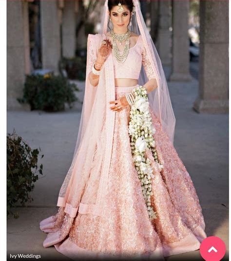 Pinterest • Bhavi91 Pink Bridal Lehenga Indian Bridal Bridal Lehenga