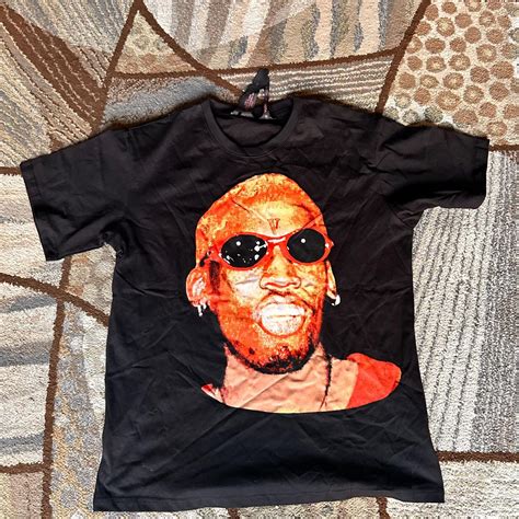 Vlone Dennis Rodman Airbrush T Shirt Brand New Size Depop