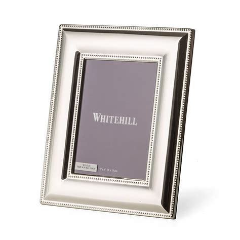 Whitehill Silver Plated Frame Wide Bead 13x18cm Peters Of Kensington