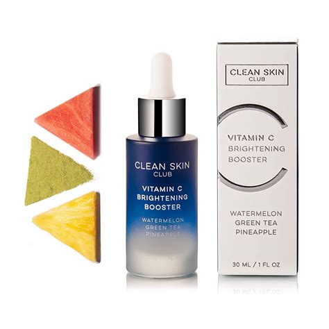 Clean Skin Club Potenciador De Brillo Con Vitamina C Piña Sandía Y