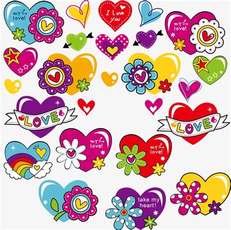 Amor Dibujos Animados De Amor Color Dibujos Archivo Png Y