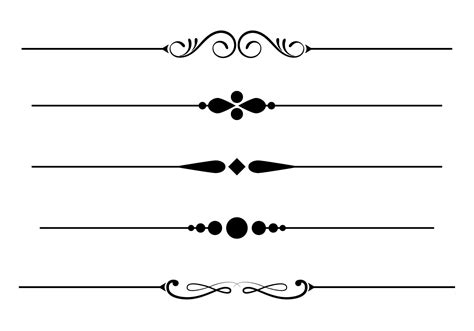 Decorative Lines Vector at GetDrawings | Free download