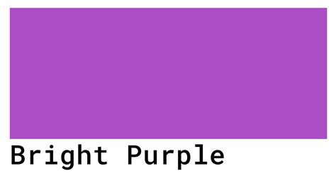 Bright Purple Color Codes The Hex Rgb And Cmyk Values That You Need
