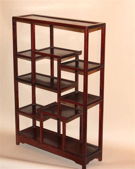 Vintage Chinese Rosewood Table Top Display Shelf At 1stdibs Table Top