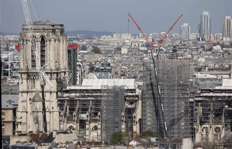 Notre Dame Cathedrals Iconic Spire Fell In Flames Now It Is Set To