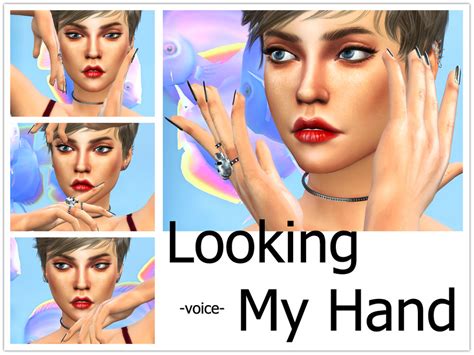 The Sims Resource Voice Looking My Hand Ingame Pose