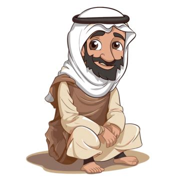 Arabian Man White Transparent Cartoon Arabian Man Arab Man Male