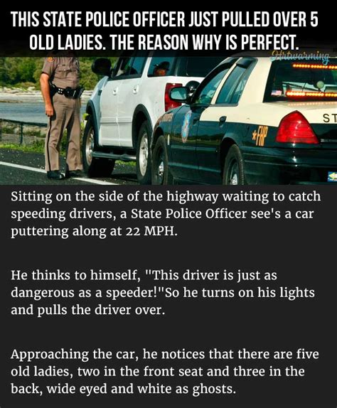 police officer pulls over 5 old ladies the reason why is perfect hrtwarming