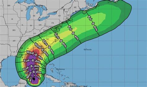Hurricane Michael Path Shock Nhc Warning Hurricane Heads To Florida