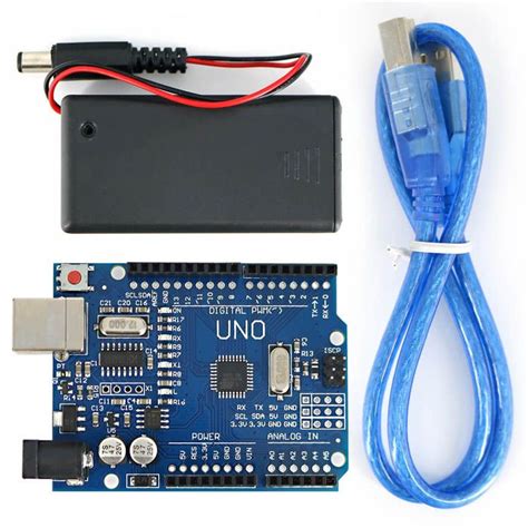 Portable UNO R3 SMD ATmega328P Development Board W USB Cable 9V