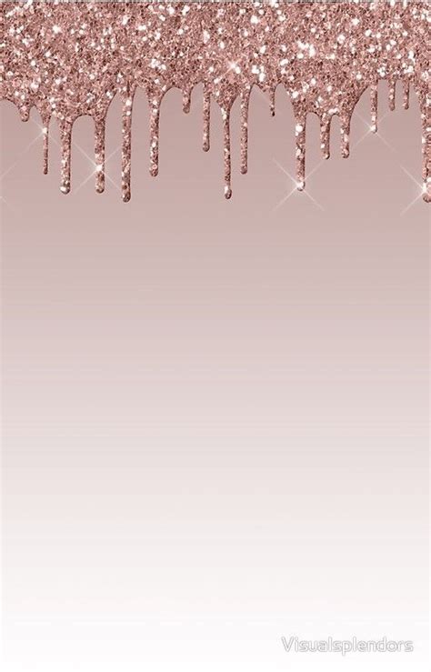 Dripping Glitter Iphone 12 Soft By Visualsplendors Pink Glitter
