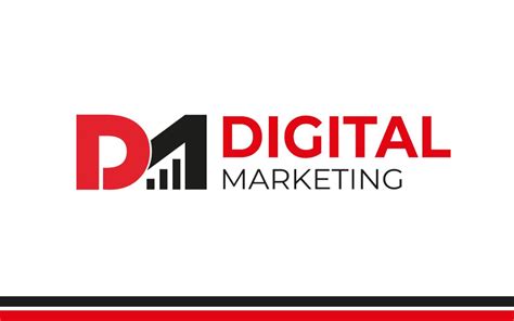 Digital Marketing Logo With Four Colour Variations In 2022 Marketing