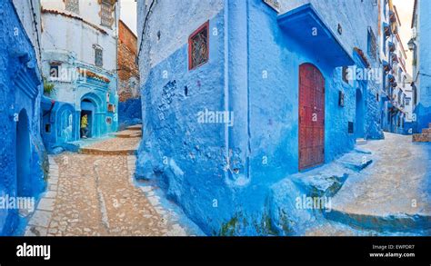 Chefchaouen Old Town Chaouen Known As Blue City Morocco Africa