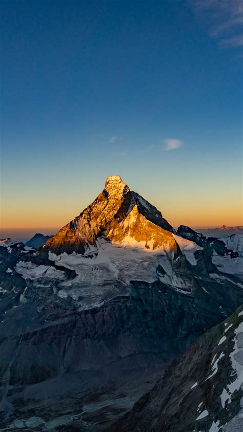 Matterhorn 4k Wallpaper Dent Dhérens Mountains Sunrise Morning