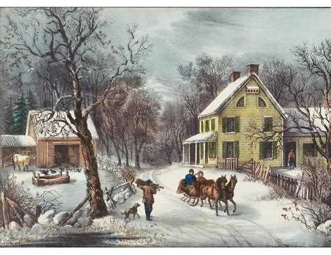 American Homestead Winter Free Stock Photo Public Domain Pictures