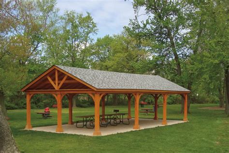 Larger Commercial Custom Wood Pavilions Lancaster County Barns