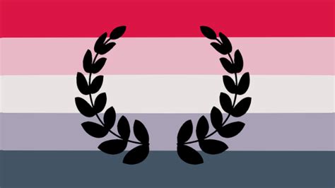 A Pride Flag For Lesbian Simps Made By And With The Color Palette Of