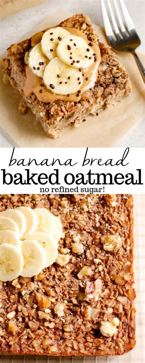 Brown sugar, banana, water, vegetable oil, buttermilk, bread flour and 5 more. Banana Bread Baked Oatmeal | Recipe | Banana bread baked oatmeal, Banana recipes, Ripe banana recipe