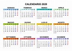 Calendario 2020 annuale – calendario.su