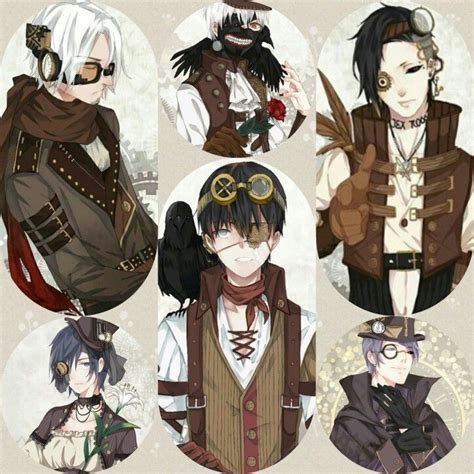 Steampunk Tokyo Ghoul Collage グール アート 色