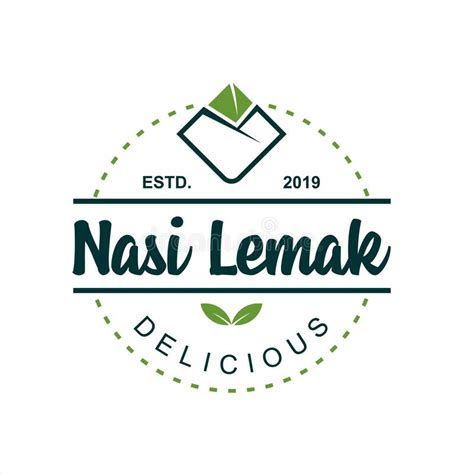 Nasi lemak malaysian vectors (45). Nasi Lemak Means Cooked Rice Logo Vector Stock Vector ...