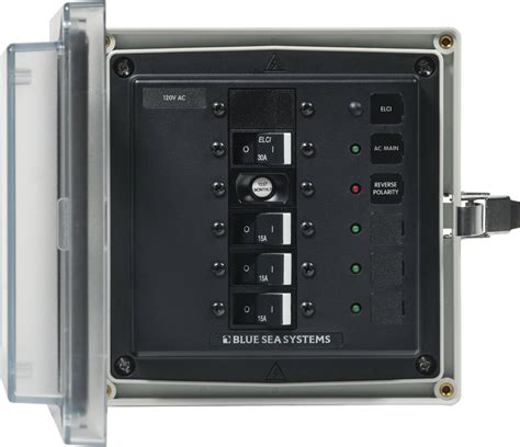 Enclosure Sms Panel 120vac Elci 30a3cb Blue Sea Systems