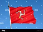 La bandera de la Isla de Man Fotografía de stock - Alamy