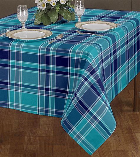 Airwill Multicolor Yarn Dyed Check Table Cloths Size 140 X 180 Cm At