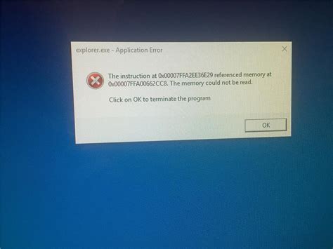 Explorerexe Application Error Windows 10 Microsoft Community