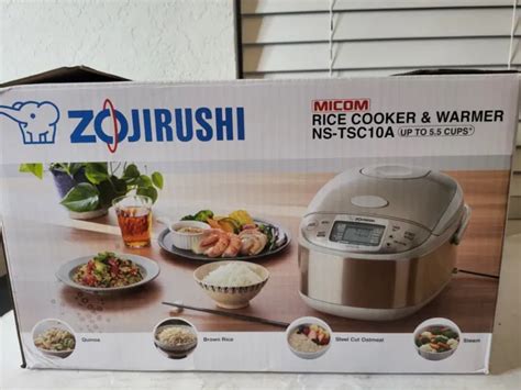 Zojirushi Cup Micom Rice Cooker And Warmer Stainless Ns Tsc A