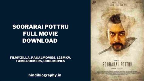 Download Soorarai Pottru Full Movie 720 And 480p By Kuttymovies