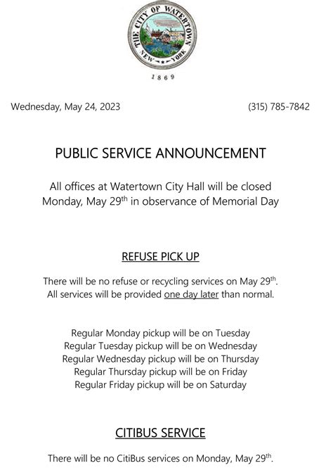 Newzjunky - Memorial Day weekend schedule