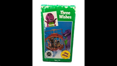Barney Three Wishes Full 1992 Barney Home Video Vhs Youtube