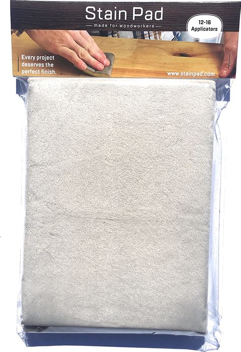 Stain Pad Wood Stain Applicator Pad For Woodworking Microfiber Cloth Over Foam Sponge Core 2